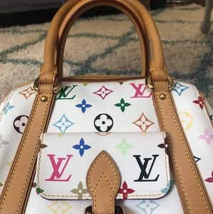Louis Vuitton Priscilla Multi Color Monogram White